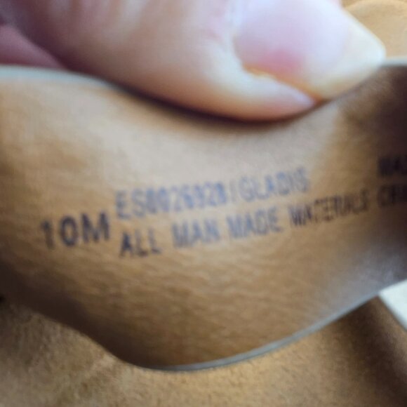 EUROSOFT Gladis Sandals | Size 10M | Stone Taupe | Cushioned Flat Summer Shoe - Picture 6 of 11